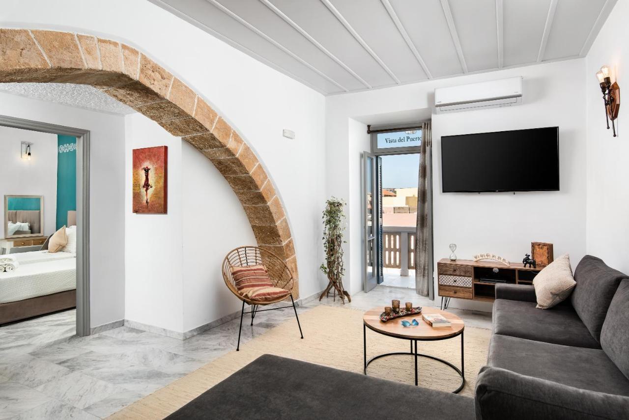 Vista Del Puerto Apartment Chania  Bagian luar foto